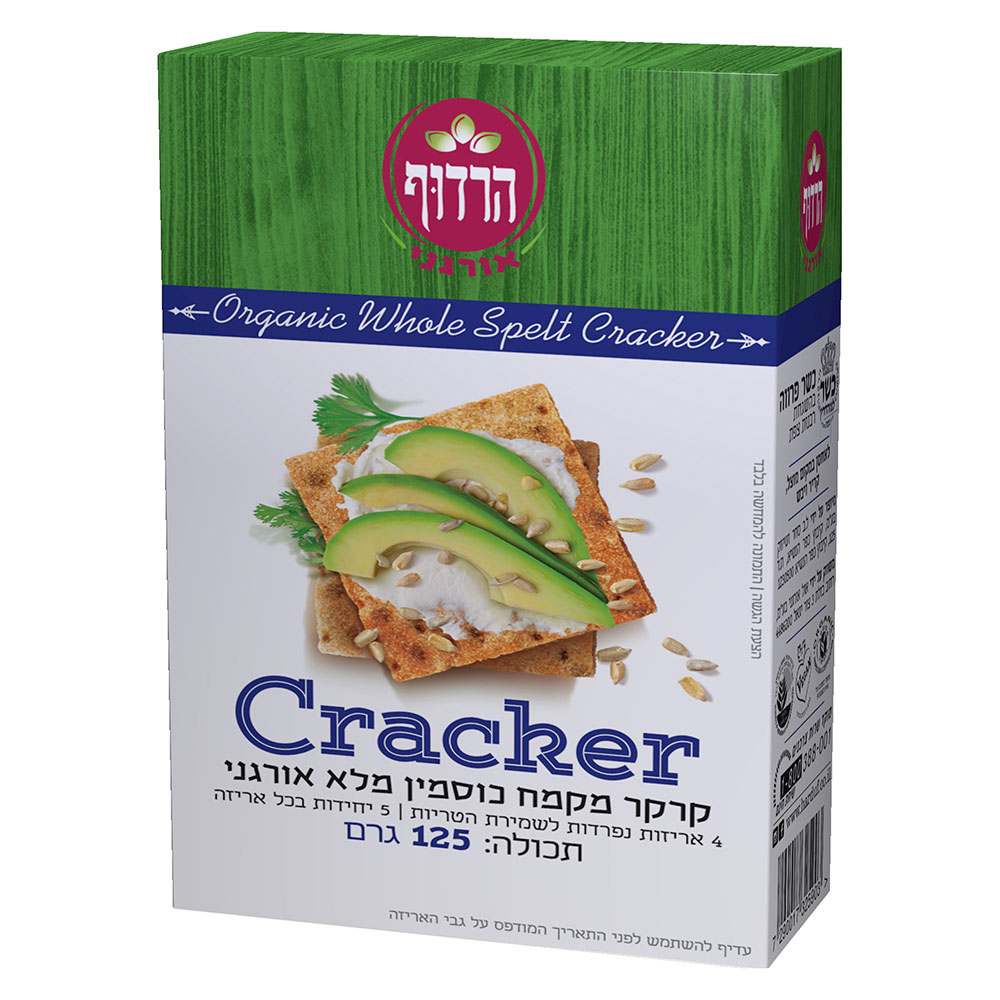 קרקר מקמח כוסמין מלא הרדוף - אורגני